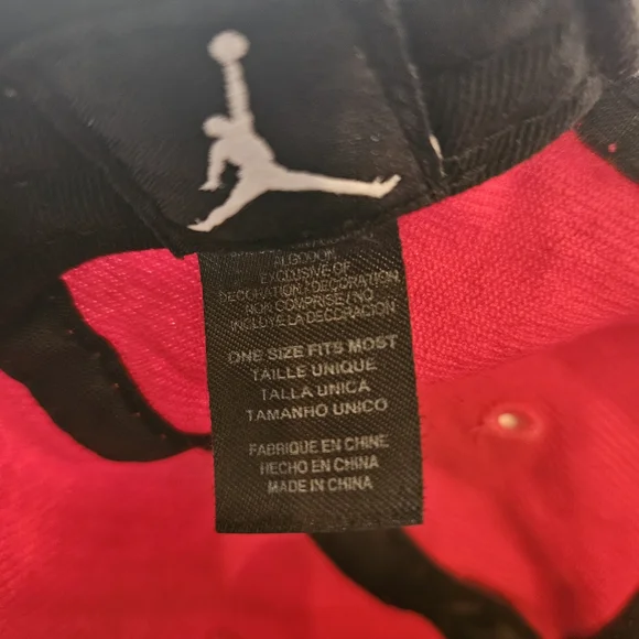 Vintage Air Jordan Red Jumpman Hat